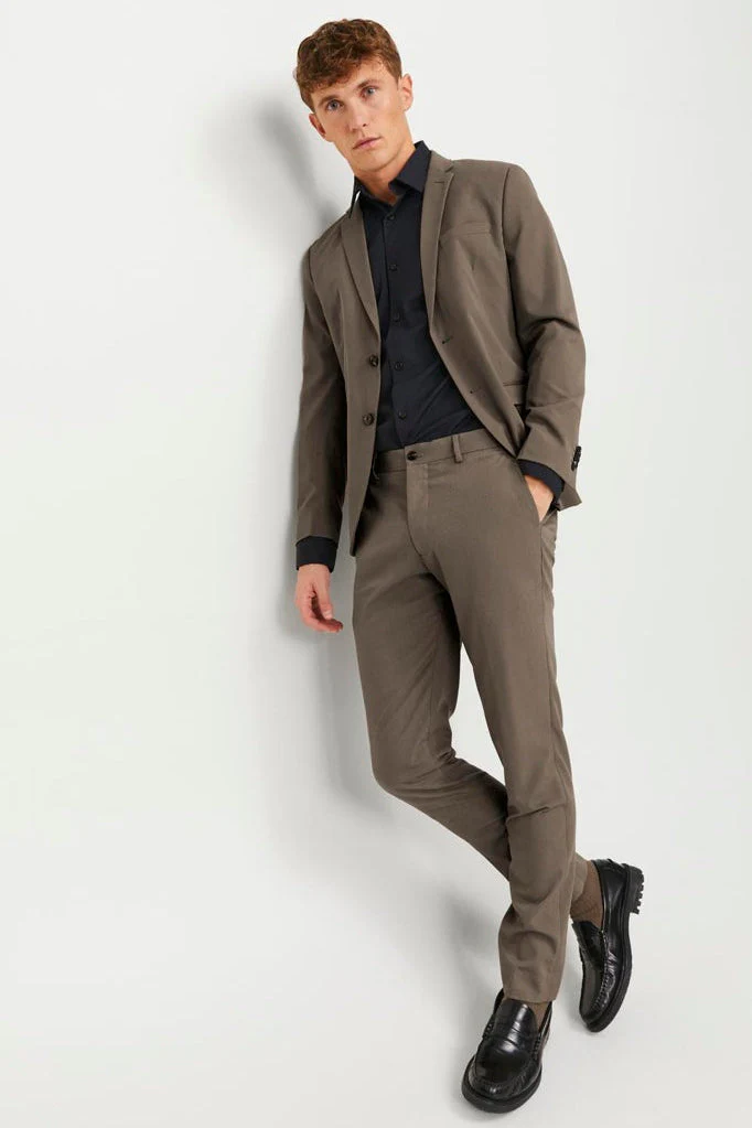 Jack & Jones Franco Slim Fit Suit Morel - Image 2