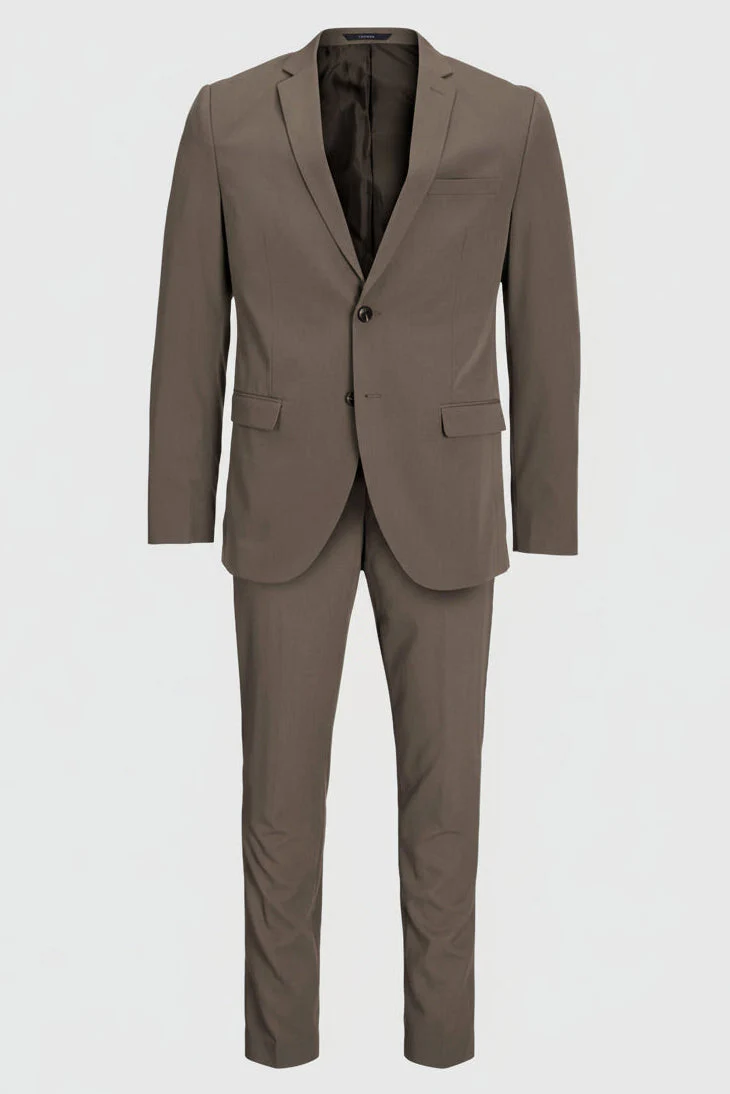 Jack & Jones Franco Slim Fit Suit Morel - Image 8