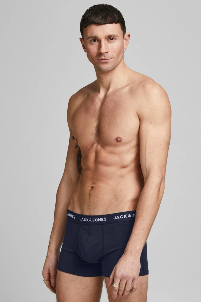 Jack & Jones Solid Trunks 10 Pack Navy Blazer - Image 2