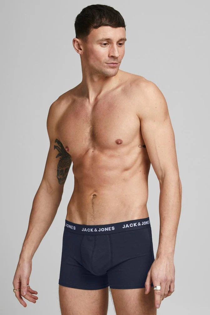 Jack & Jones Solid Trunks 10 Pack Navy Blazer - Image 3