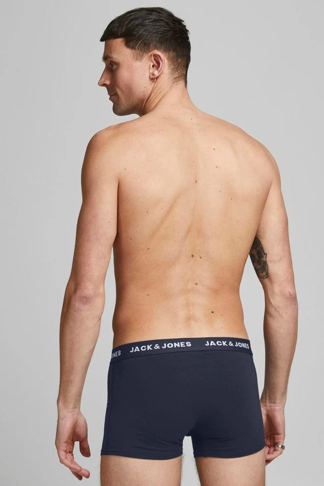 Jack & Jones Solid Trunks 10 Pack Navy Blazer - Image 4