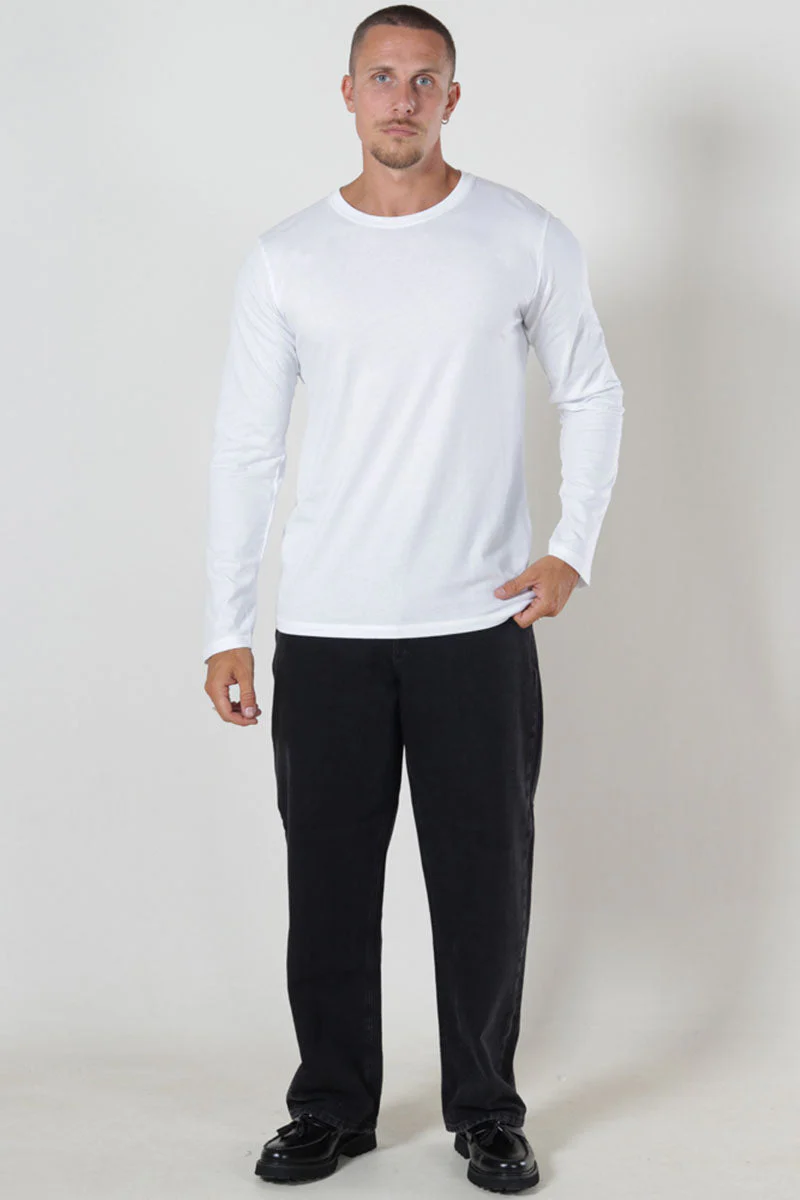 Liebhaveri Organic Bazo Tee LS White - Image 2