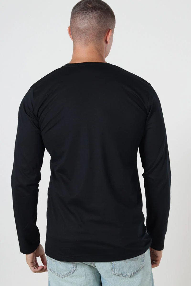Liebhaveri Organic Bazo Tee LS Black - Image 4