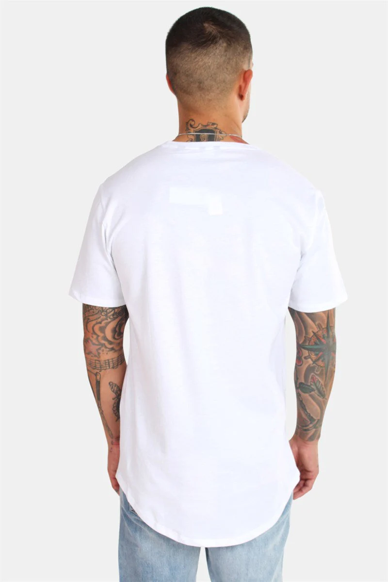 Only & Sons MATT LONGY SS TEE White - Image 4