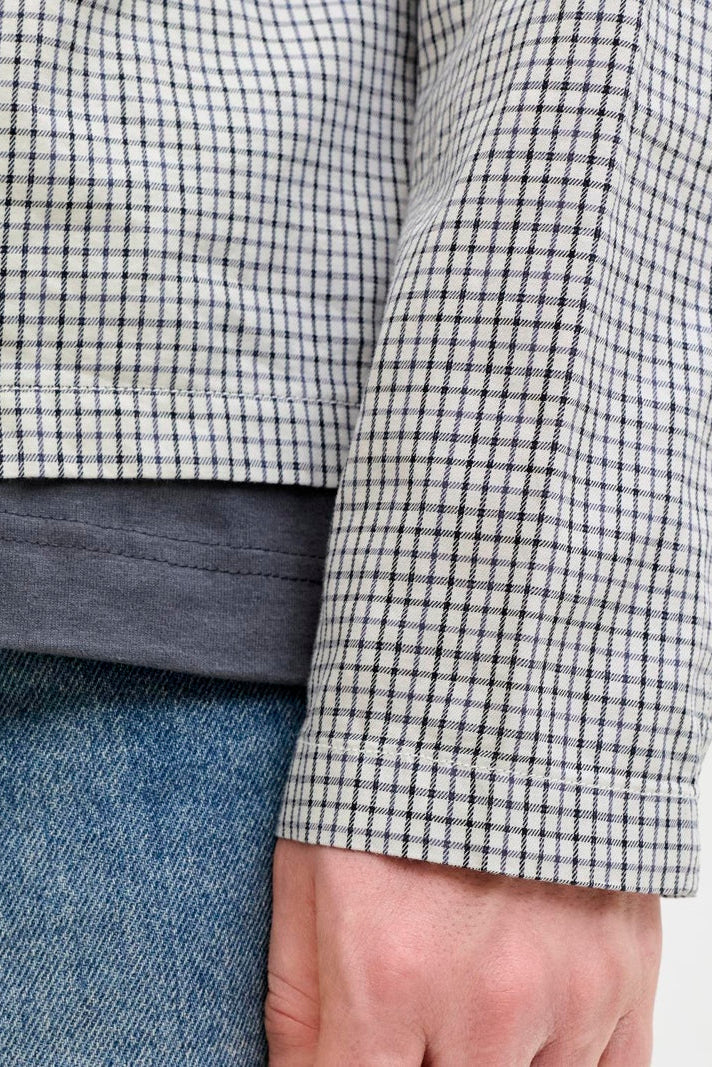 Jack & Jones Austin Clean Check Shirt Odyssey Gray - Image 6