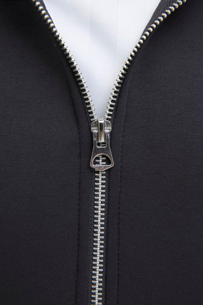 Jack & Jones Cover Scuba Sweat Zip Hood Black - Image 7