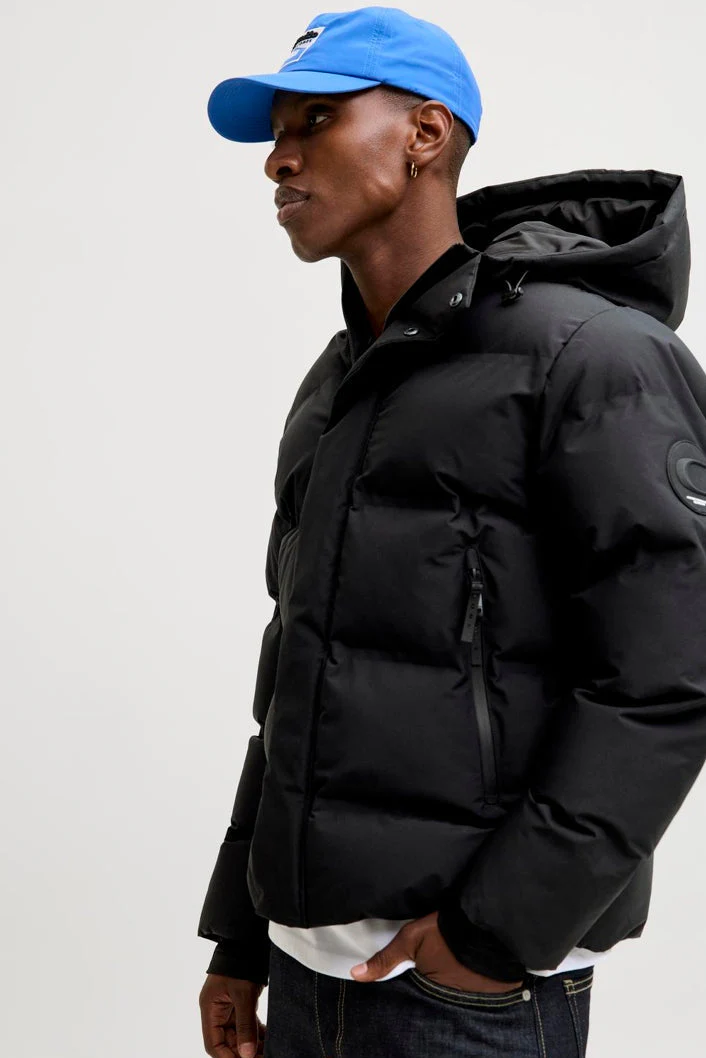 Jack & Jones Cofusion Puffer Jacket Black - Image 4