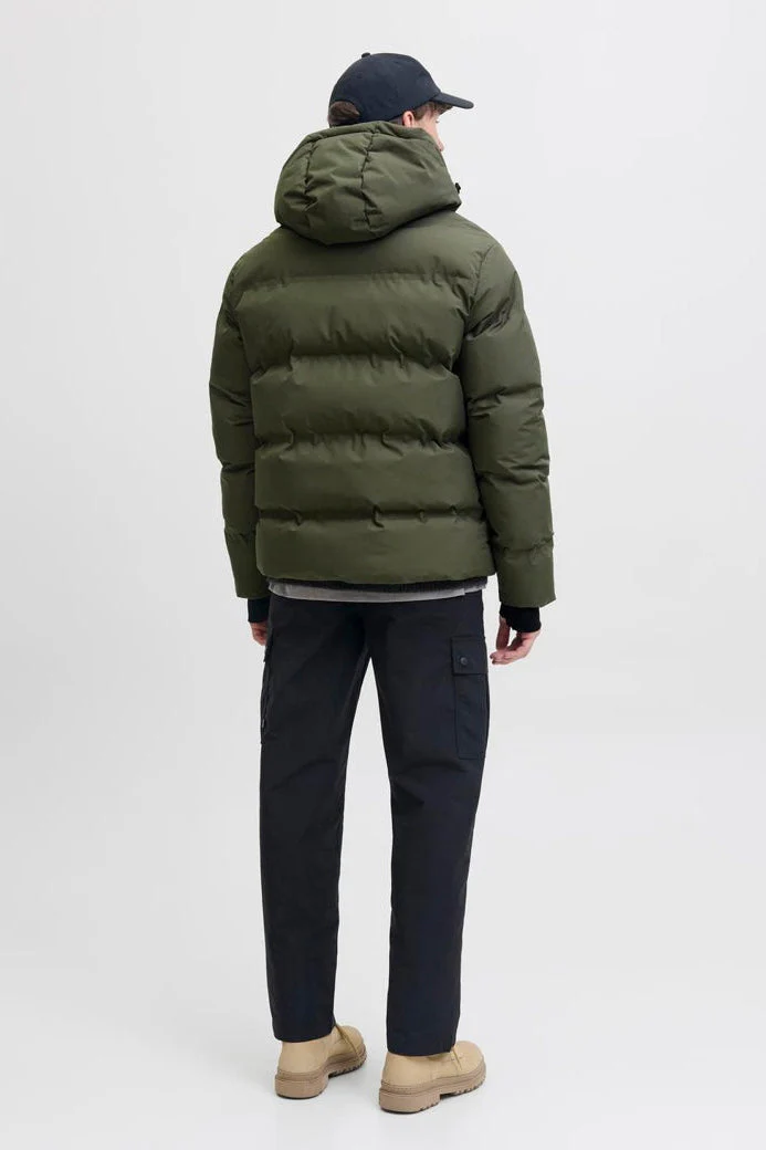 Jack & Jones Cofusion Puffer Jacket Grape Leaf - Image 3