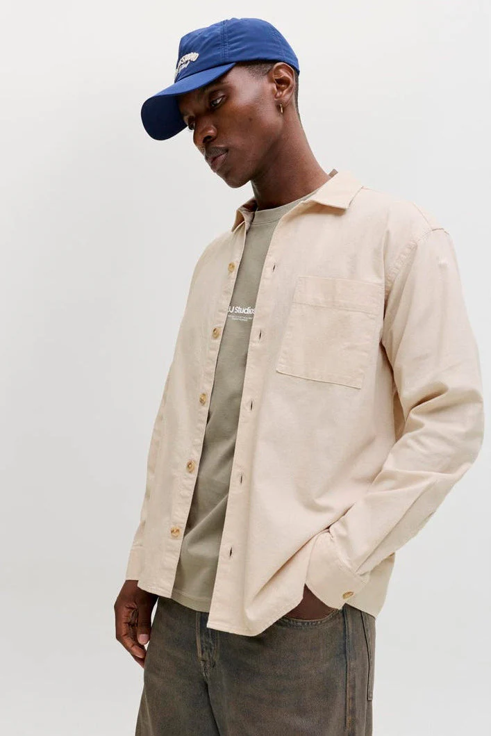 Jack & Jones Tristan Overshirt LS Moonbeam - Image 4
