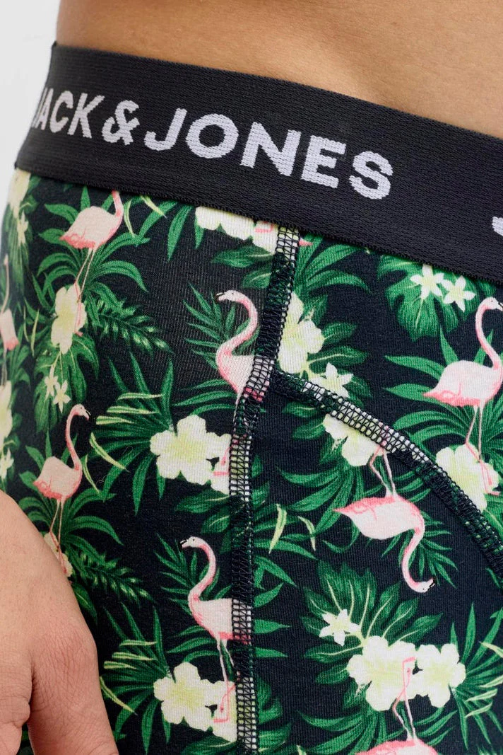 Jack & Jones Flamingo Flower Trunk 3 Pack - Image 3