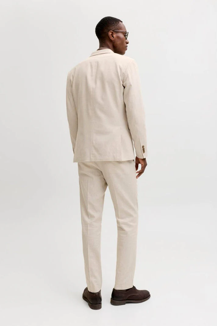Jack & Jones Martin Summer Blazer Linen Blend Ancient Scroll - Image 3