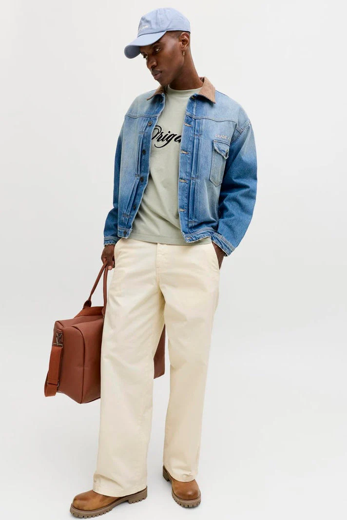 Jack & Jones Norebro Worker Pants Antique White - Image 4
