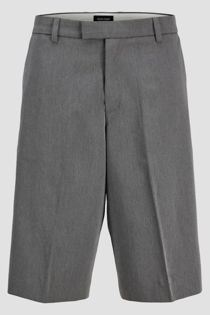 Jack & Jones Stowen Toby Chino Shorts Extra Long LN Grey Melange - Image 7