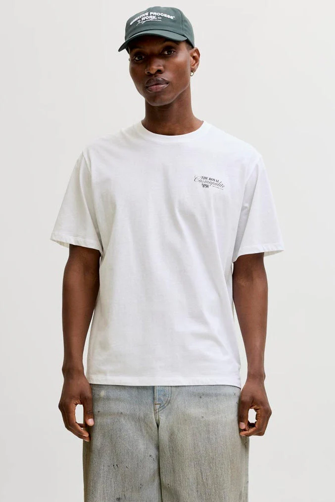 Jack & Jones Paradise Island Tee Ss Crew Neck Bright White - Image 2