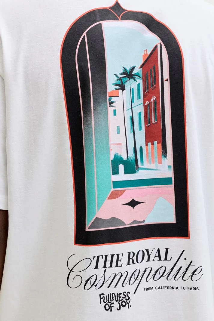 Jack & Jones Paradise Island Tee Ss Crew Neck Bright White - Image 6