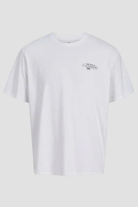 Jack & Jones Paradise Island Tee Ss Crew Neck Bright White - Image 8
