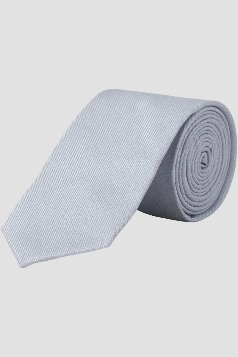 Jack & Jones Solid Structured Tie Ashley Blue - Image 2