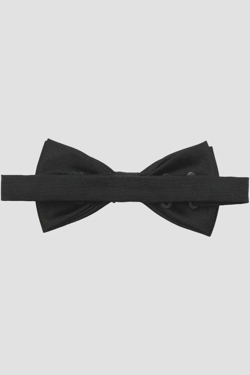 Jack & Jones Solid Structured Bowtie Black - Image 2