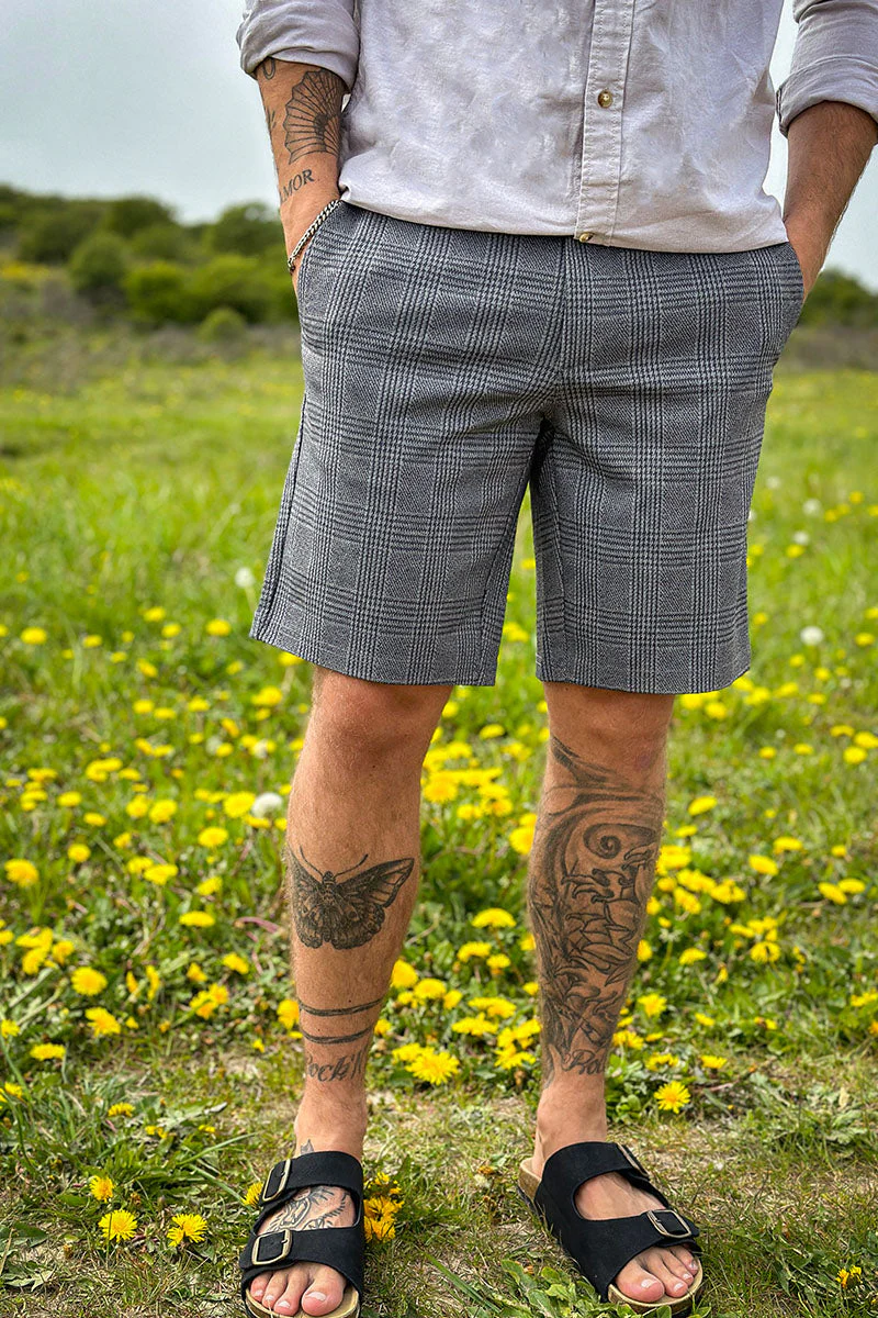ONLY & SONS MARK SHORTS AOP GW 9927 Medium Grey Melange - Image 5