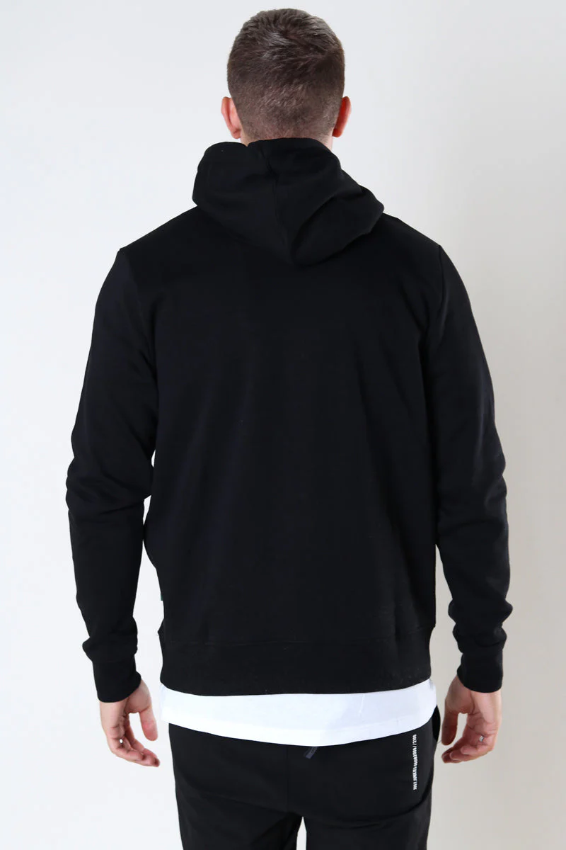 Kronstadt Lars Organic/Recycled hood sweat Black - Image 4