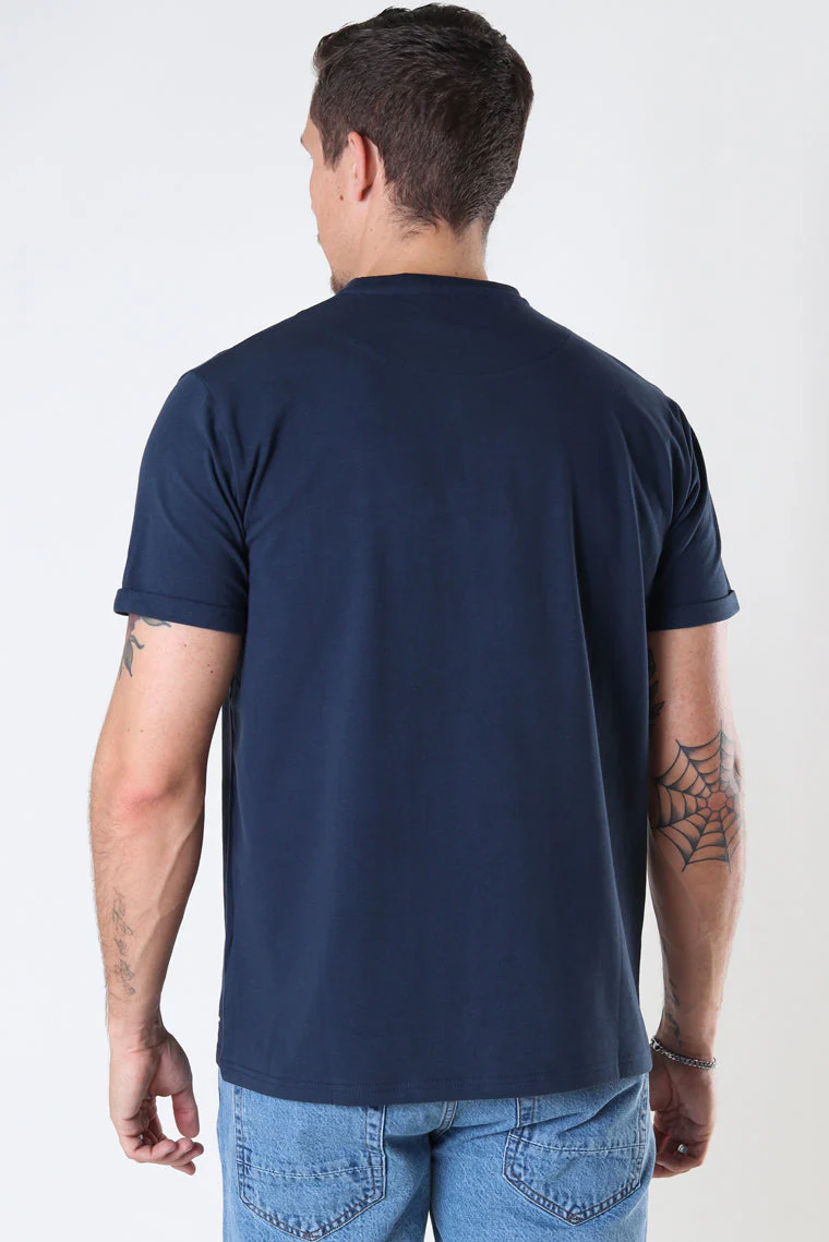 Clean Cut Copenhagen Patrick Organic Tee Navy - Image 4