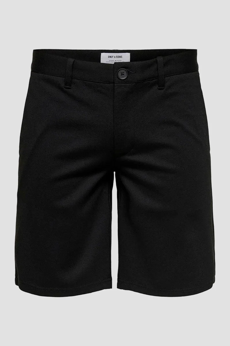 ONLY & SONS MARK SHORTS  Black - Image 6