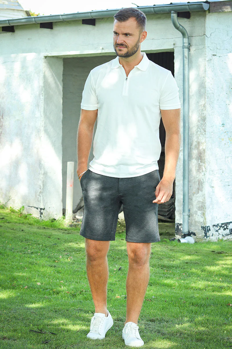 ONLY & SONS MARK SHORTS  Dark Grey Melange - Image 3