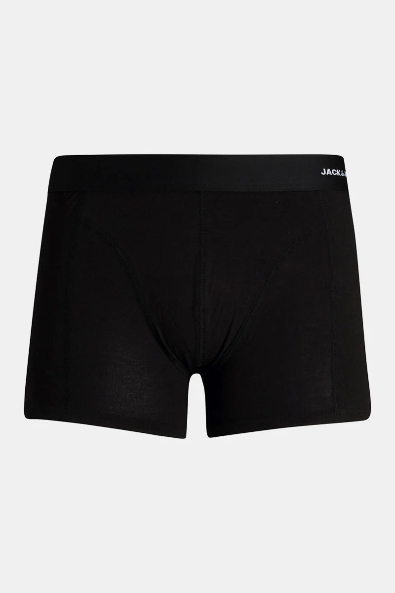 Jack & Jones BASIC BAMBOO TRUNKS 3 PACK Black Black - Black - Image 3