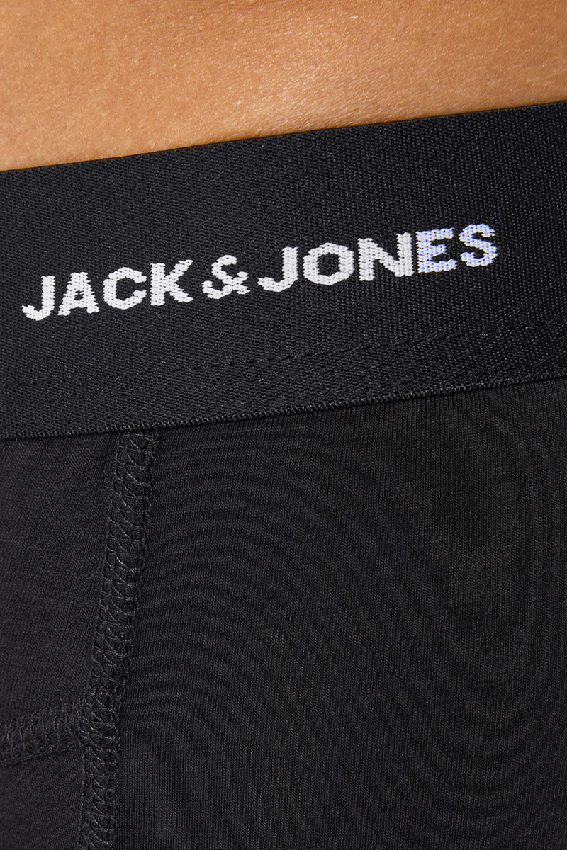 Jack & Jones BASIC BAMBOO TRUNKS 3 PACK Black Black - Black - Image 4