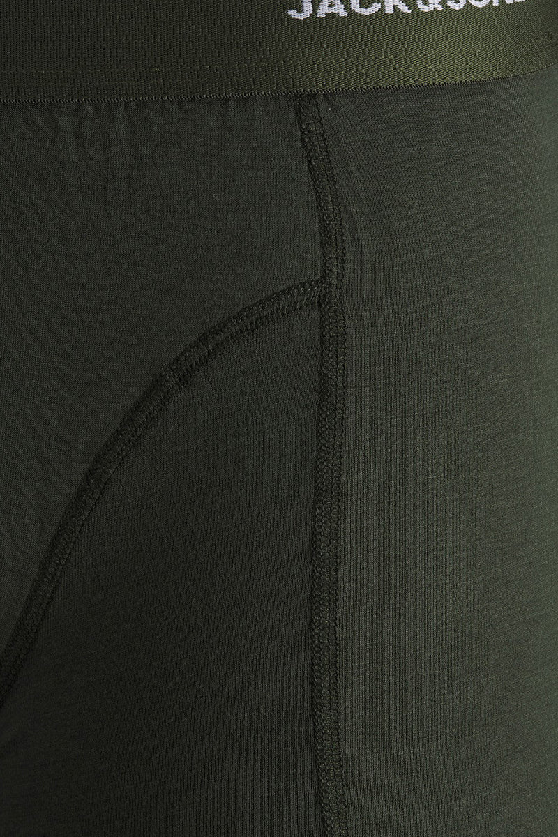 Jack & Jones BASIC BAMBOO TRUNKS 3 PACK Forest Night Black - Navy blazer - Image 4