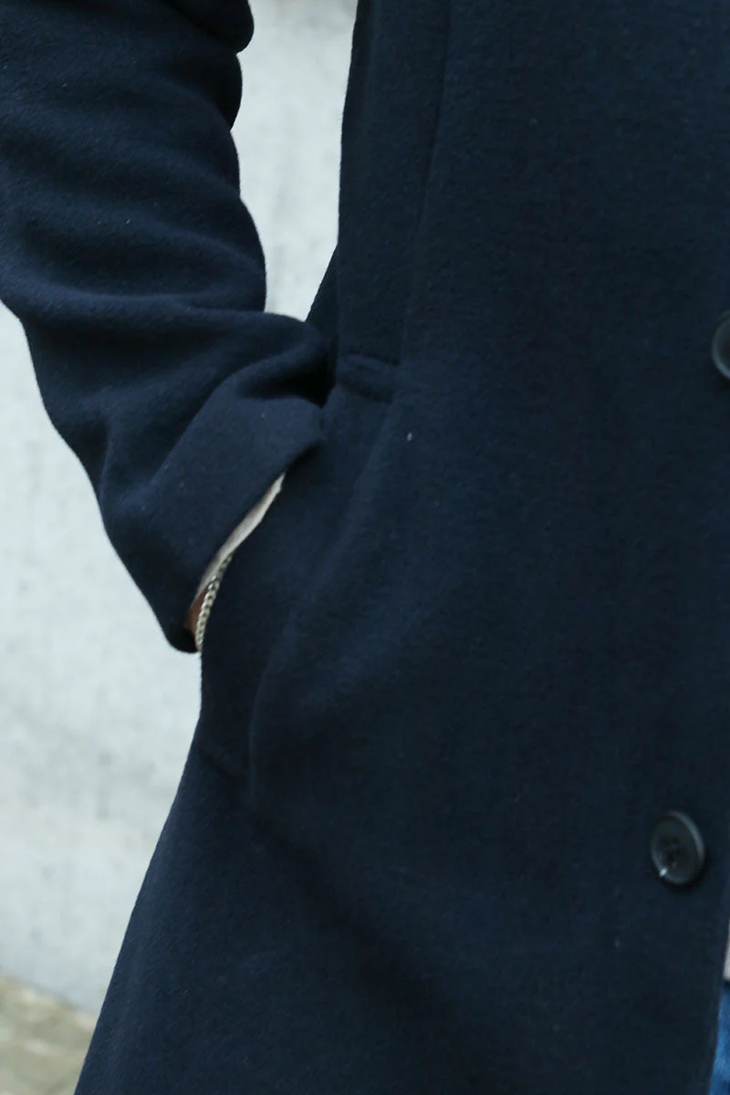 ONLY & SONS JAYLON WOOL COAT OTW Dark Navy - Image 3