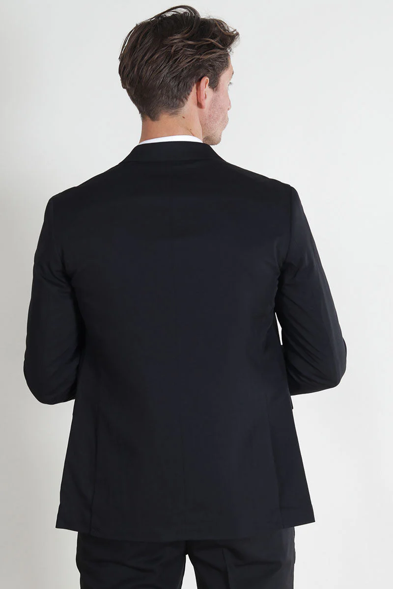 Jack & Jones Premium Franco Slim Fit Suit Black - Image 12