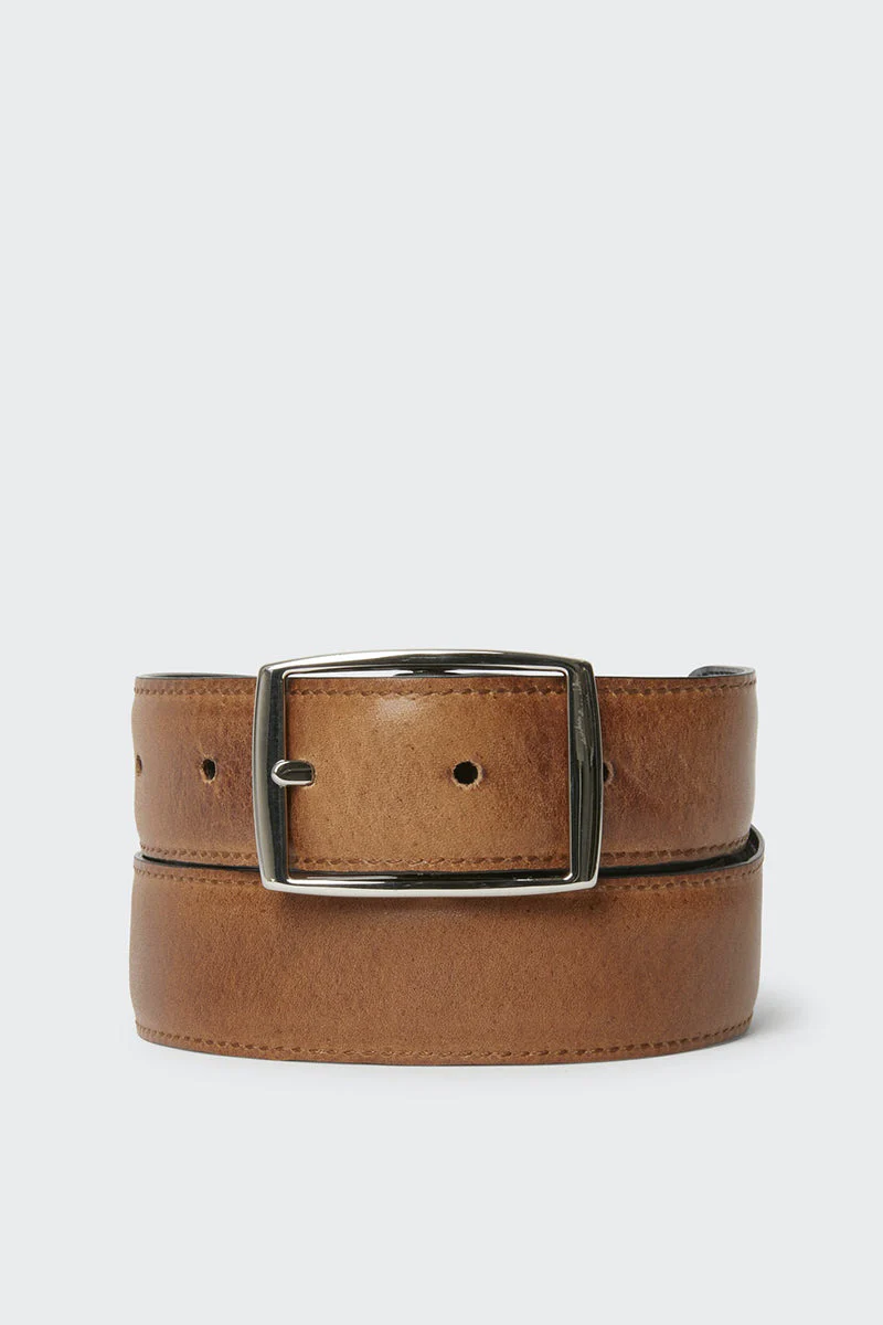 Reversible Dagon Belt Black/Cognac - Image 4