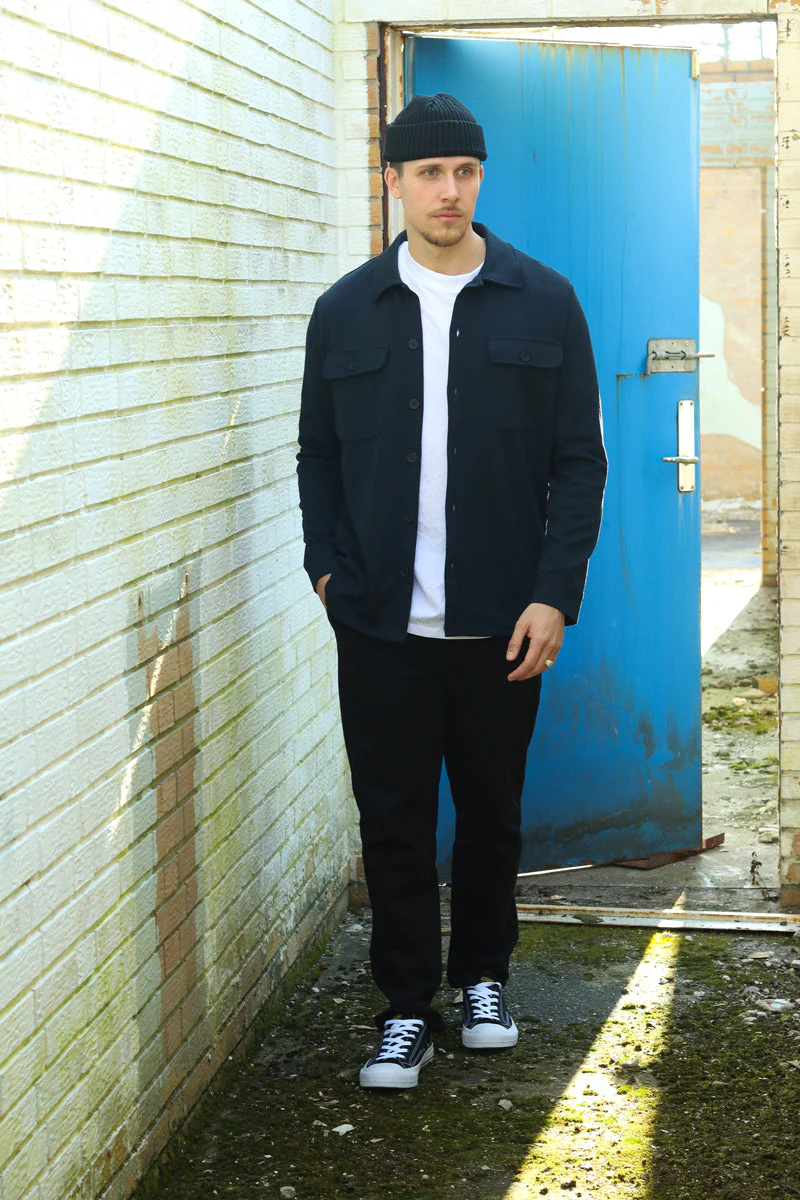 ONLY & SONS KODYL OVERSHIRT SWEAT Dark Navy - Image 3
