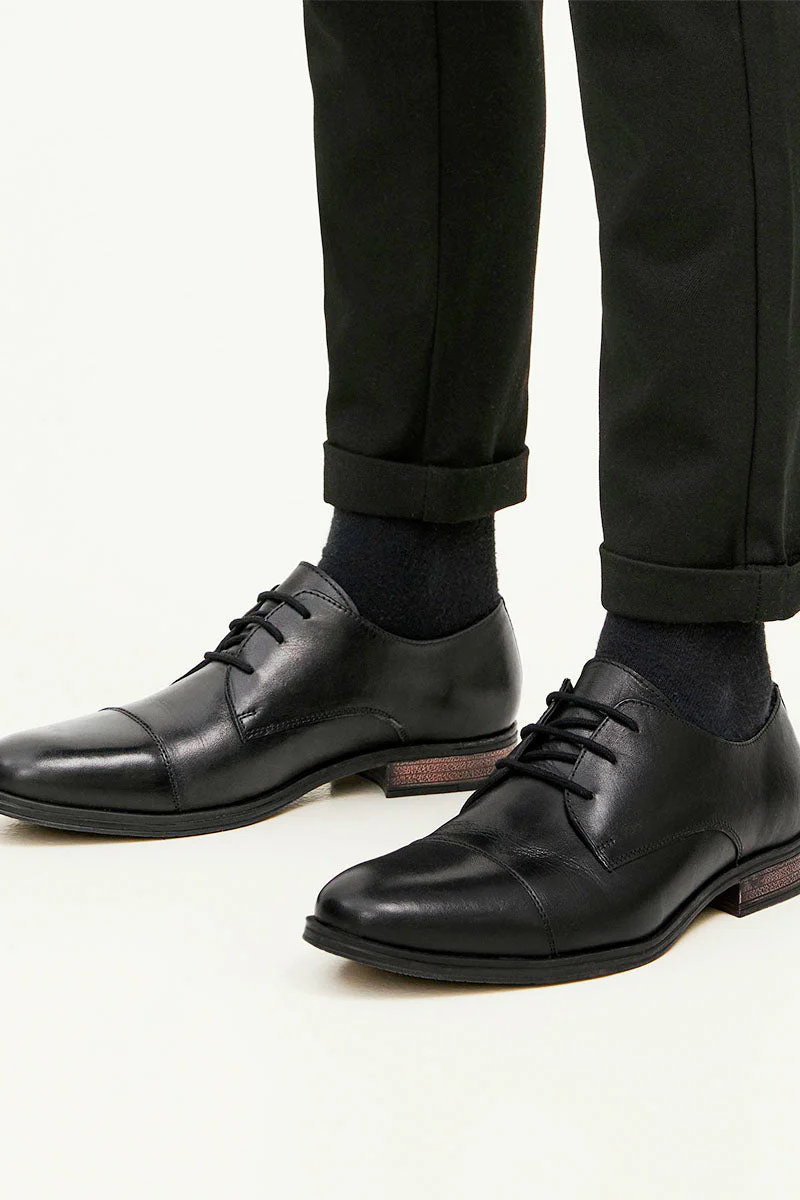 Jack & Jones RAYMOND LEATHER SHOE Anthracite - Image 2