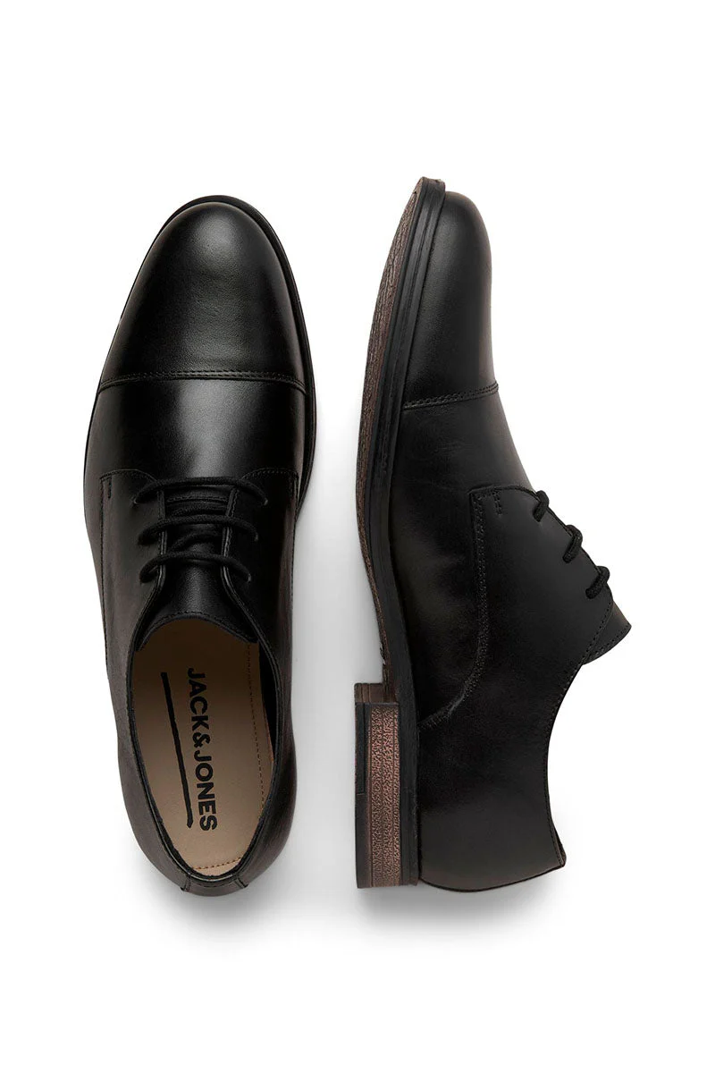 Jack & Jones RAYMOND LEATHER SHOE Anthracite - Image 6