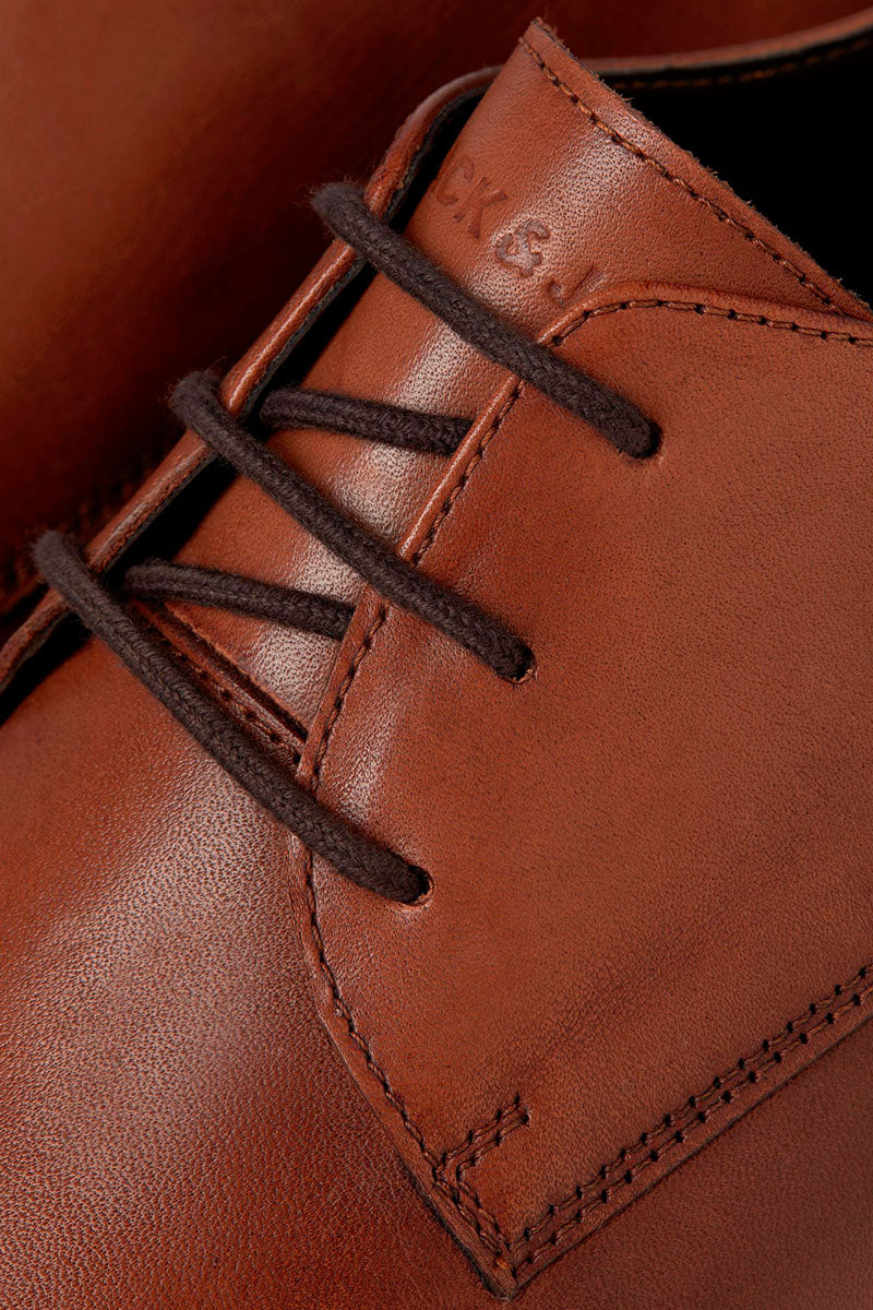 Jack & Jones RAYMOND LEATHER  SHOE Cognac - Image 4