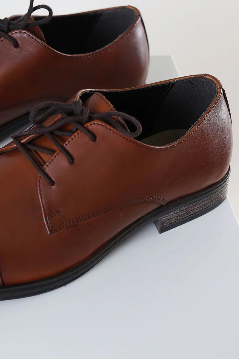 Jack & Jones RAYMOND LEATHER  SHOE Cognac - Image 5