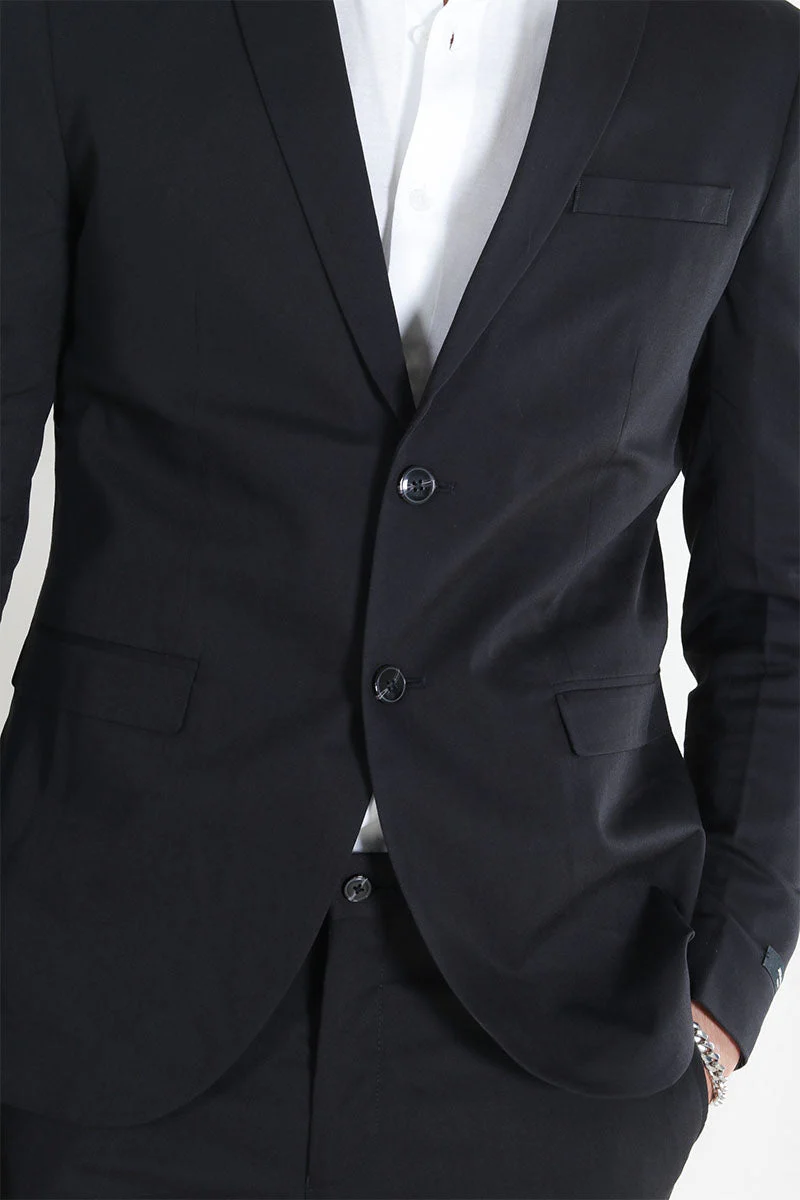 Jack & Jones Premium Franco Slim Fit Blazer Black - Image 3
