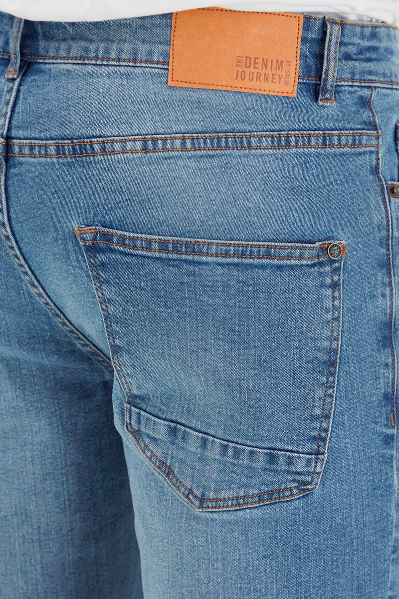 Solid Ryder Jeans Regular Fit Light Blue Denim - Image 4