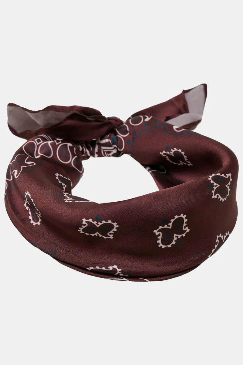 Urban Classics Satin Bandana 2-Pack Cherry/teal - Image 5