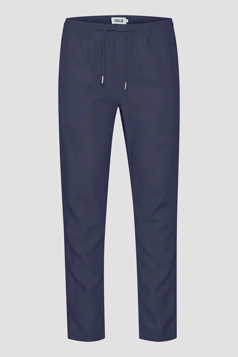 Solid Taiz Pants Insignia Blue - Image 2
