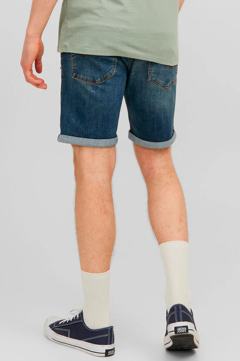 Jack & Jones Rick Regular Fit Shorts Blue Denim - Image 5