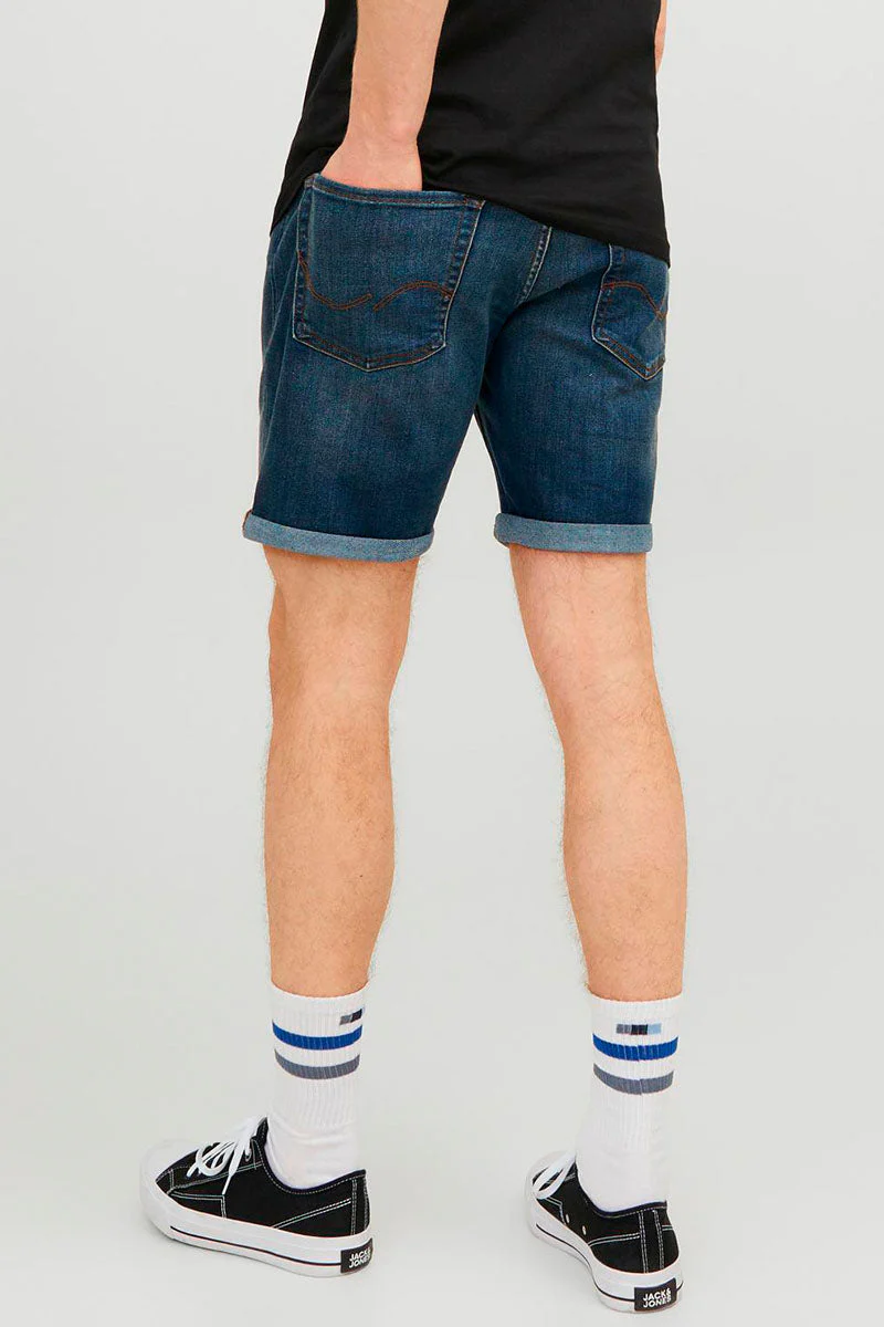 Jack & Jones Rick Regular Fit Shorts 626 Blue Denim - Image 5