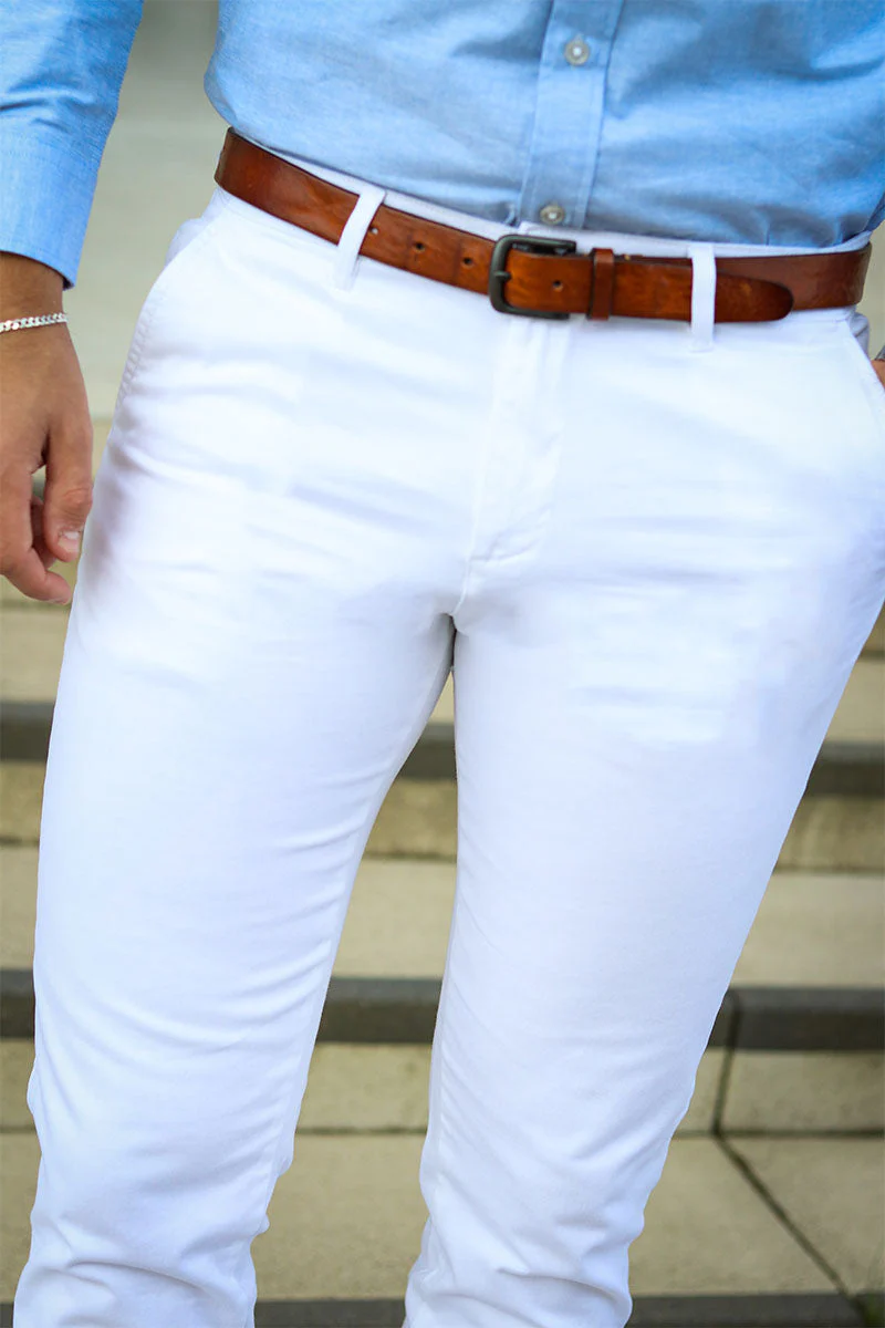 Jack & Jones Marco Bowie Chinos White - Image 3