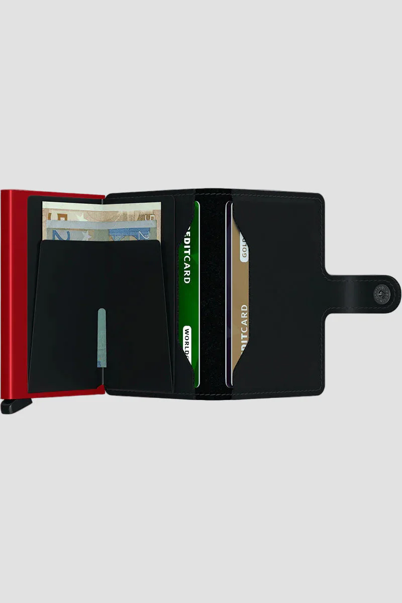 Secrid Miniwallet Matte Black/Red - Image 2