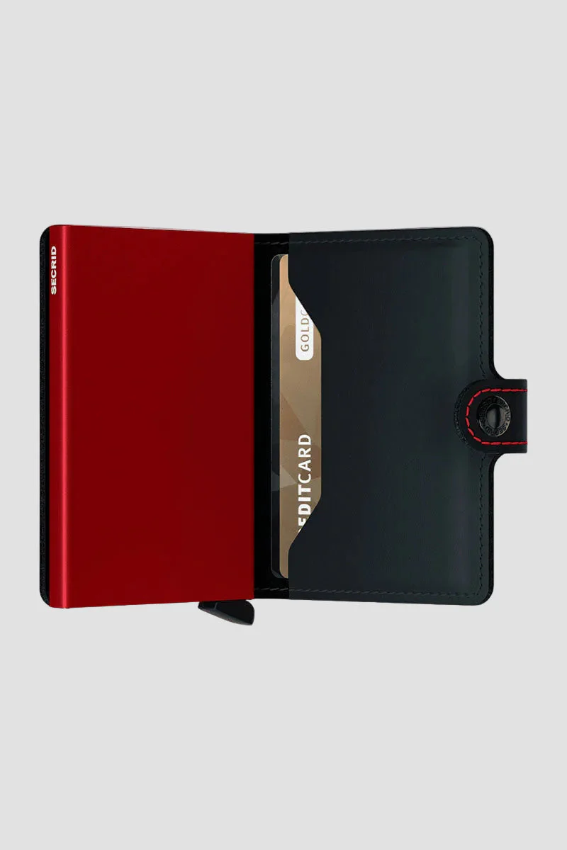 Secrid Miniwallet Matte Black/Red - Image 3