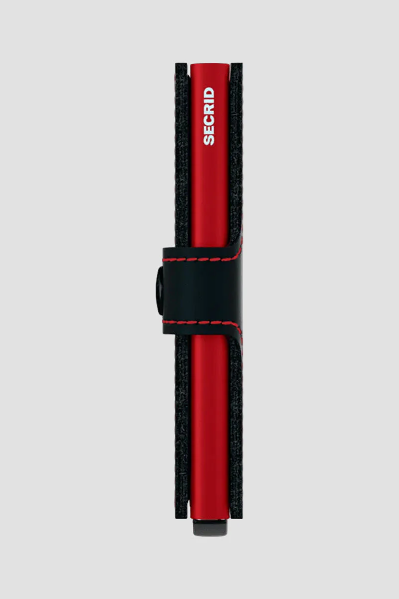 Secrid Miniwallet Matte Black/Red - Image 4