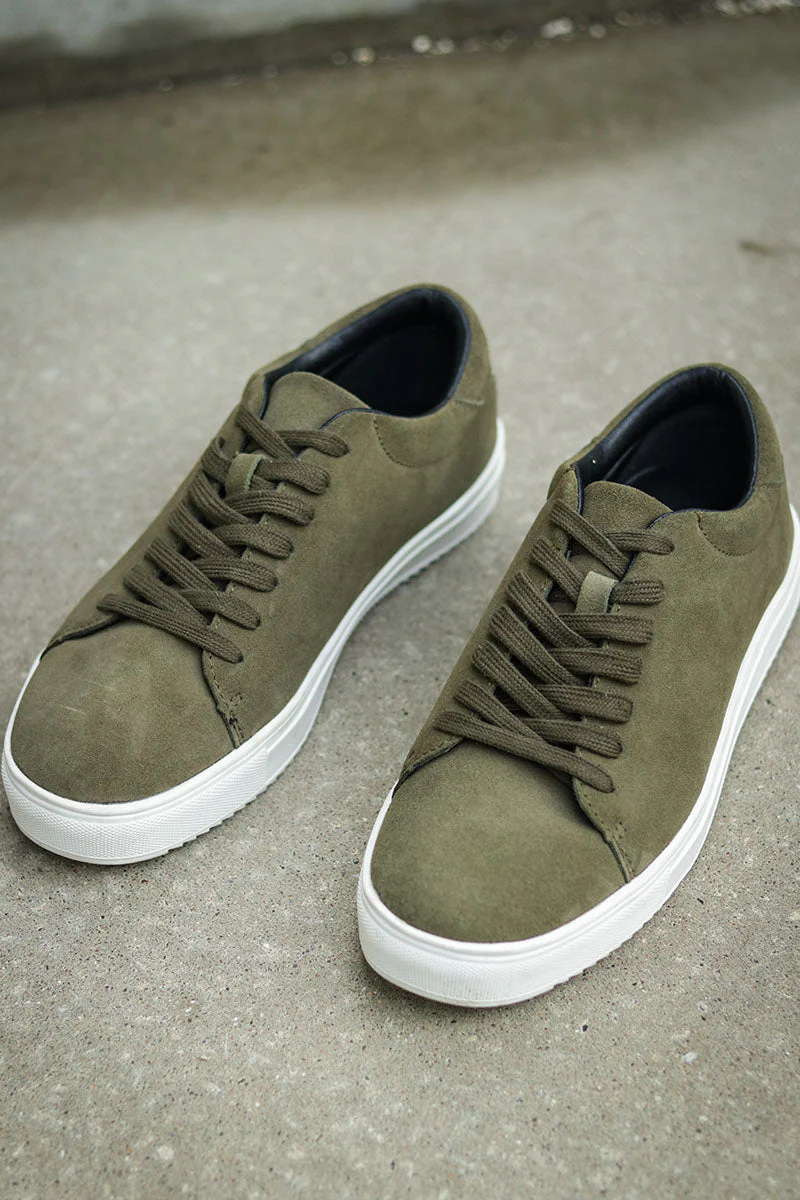 Liebhaveri Liberty Sneaker Suede Olive - Image 3