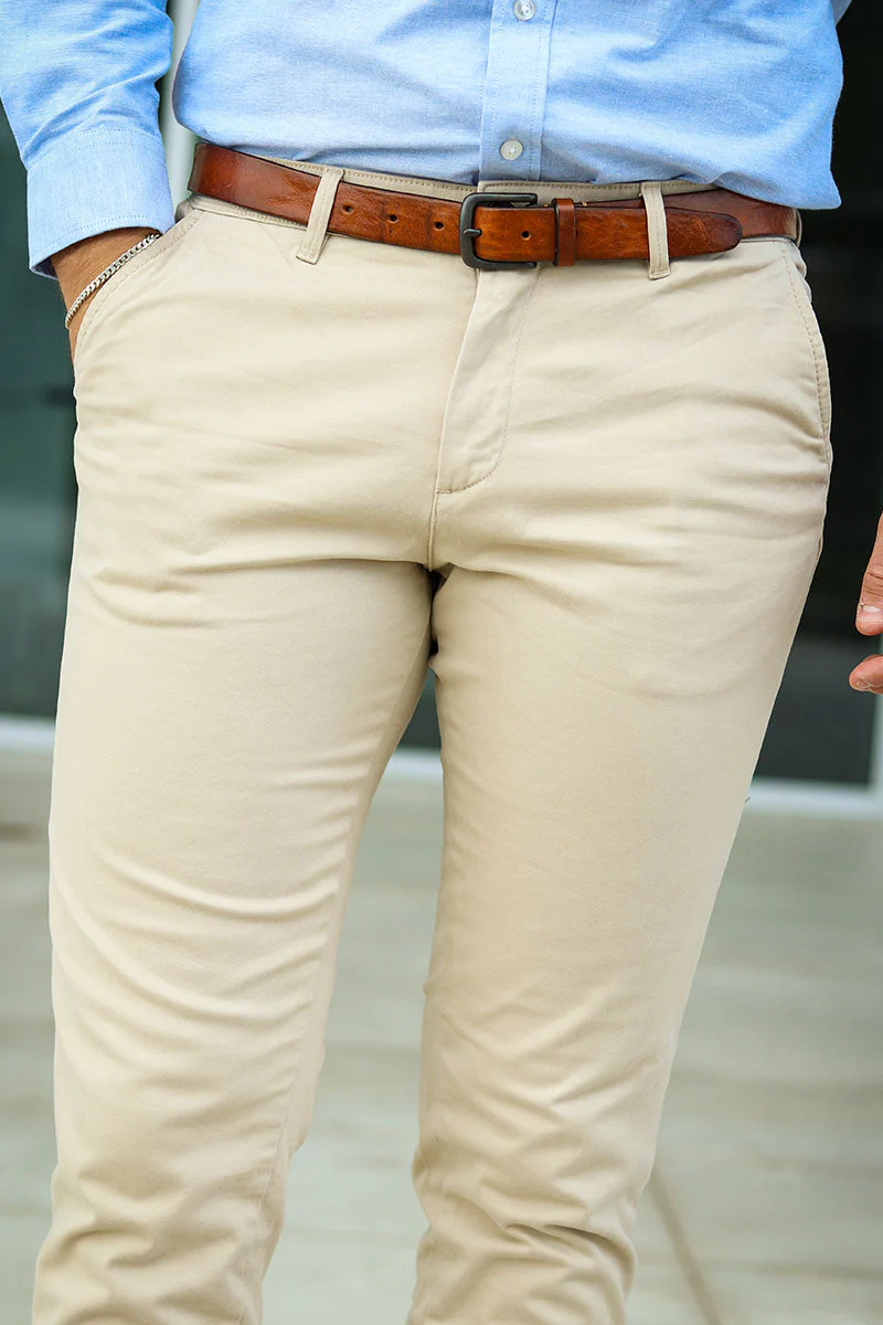 Jack & Jones Marco Bowie Chinos Oxford Tan - Image 4